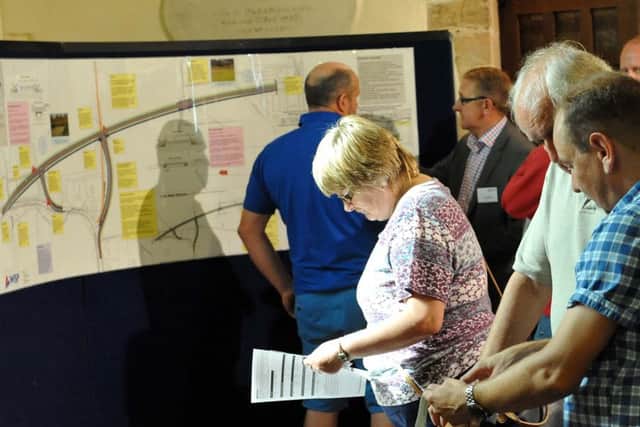 L37623H14
Lyminster Bypass Exhibition at St Marys Church Lyminster on Saturday Daniel Del Projest manager and Guy Parfect Projest Leader SUS-140914-103810001