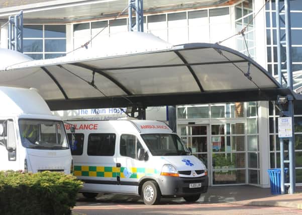 The accident and emergency unit at St Richard's which is said to be threatened by the contract