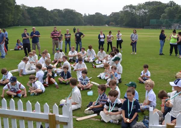 End-of-season fun for Fernhurst's young cricketers