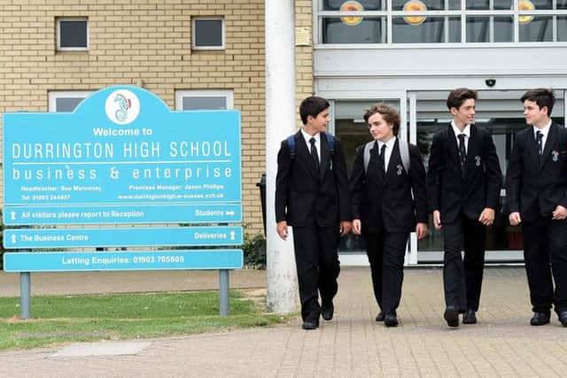 Durrington High School has adopted a 'growth mindest' to get the best out of its pupils