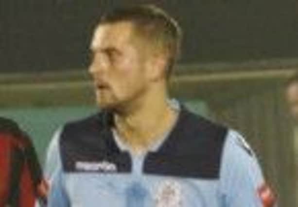 Kenny Pogue scored Hastings United's equaliser in their 2-1 defeat at home to Carshalton Athletic