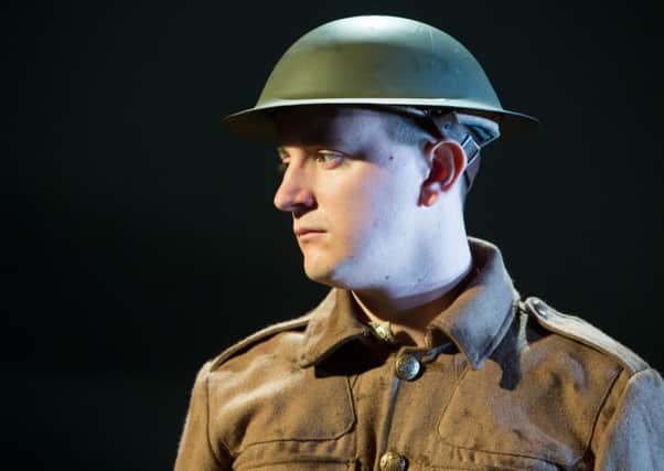 Andy Daniel in title role of Private Peaceful. Picture by Jonathan Keenan
