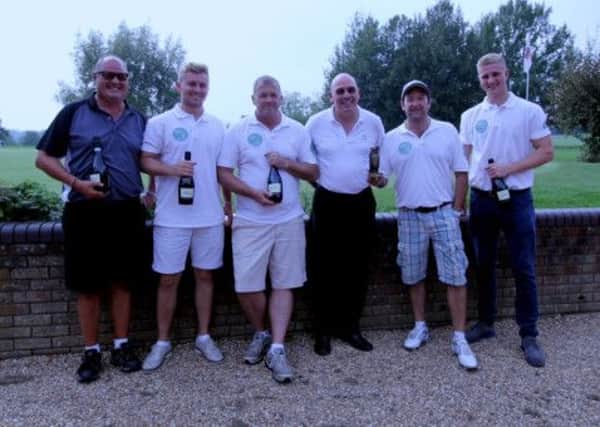 Mike Valentine, Organiser, Jarvis Todd (Capt),Sean Coleman, Lindfield Captain, Graham Gates, Harry Fowler and Jack Fowler. Picture by Adam Hall