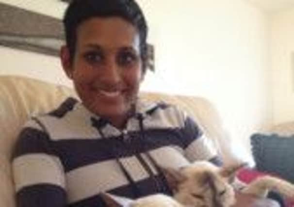 BBC Presenter Naga Munchetty with her cats SUS-140923-095524001