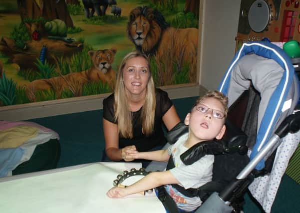 Laura Moore and her son William, five, who has been with Chestnut Tree House for four years