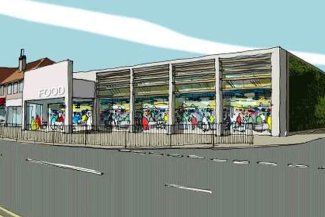 An artist's impression of what the store could look like with a revamp SUS-140924-100312001