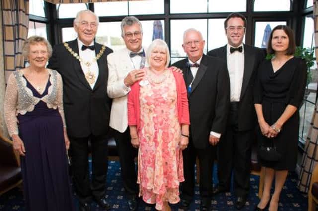 Bexhill Lions Club 43rd birthday celebrations at Cooden Beach Hotel 2014 SUS-140925-090829001