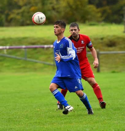 Football. Sussex League. Hassocks v Broadbridge Heath. Action from the match. Picture Liz Pearce. 
LP041014FH02