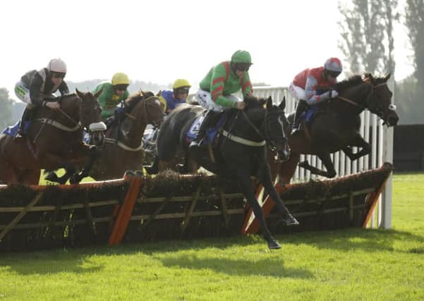 Action from Fontwell's Forces Festival - and they race again this Wednesday    Picture by Clive Bennett