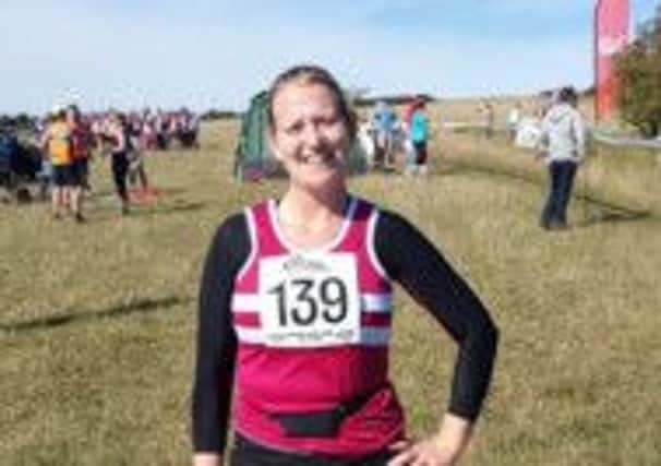 Natalie Chivers took on this tough 10-miler having only given birth 11 weeks ago.
