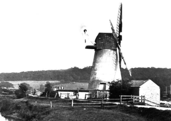 The old windmill along the River Arun behind the Causeway near an area known as Portreeves Acre