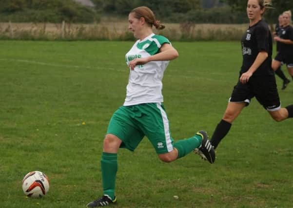 Kally Ambler was on target with a 25-yarder for Chichester City Ladies