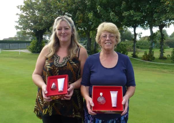 Sharron Williams and Rita Green, first and second in the President's Prize at Selsey
