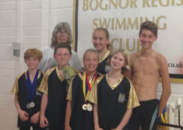 Bognor's swimmers at Littlehampton