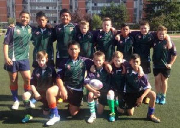 Jet-setters: Bognor's under-12s with their NZ hosts in Paris