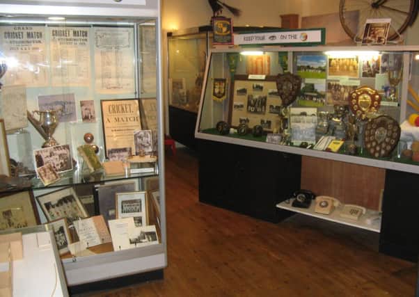 Some of the exhibits at Storrington Museum