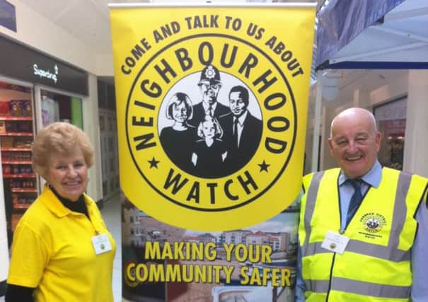 Val Pugh and Mike Taylor of Horsham District Neighbourhood Watch
