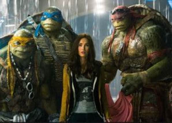 Teenage Mutant Ninja Turtles with Megan Fox.