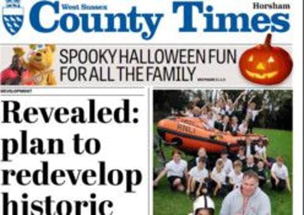 Today's County Times front page