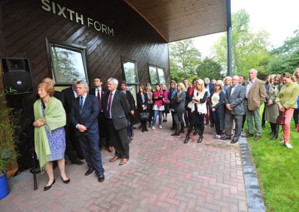 16/10/14- Opening of the new 6th Form Centre at Claremont School, Bodiam. SUS-141017-093708001