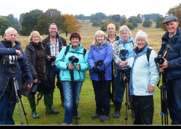 Southwick Camera Club members in Petworth Park