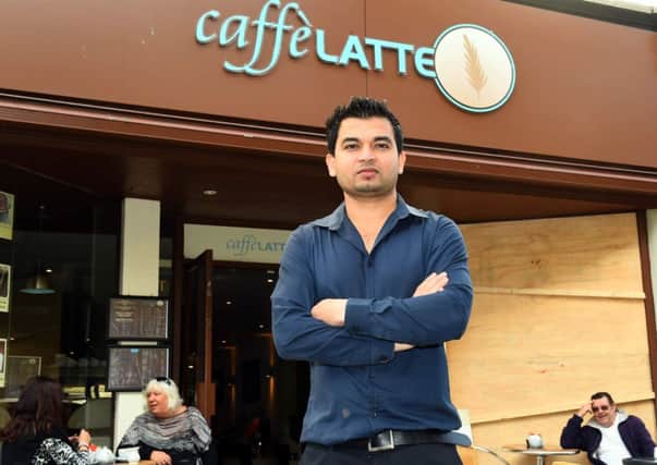Caffe Latte owner, Jigar Desai   Picture: Liz Pearce LP281014CL03
