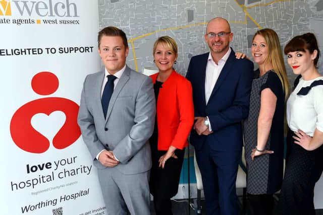 W Welch estate agents have a corporate partnership with the Love Your Hospital charity  Picture: Liz Pearce LP281014LYH03
