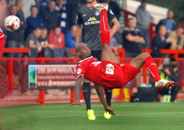 Crawley Town V Peterborough United 10-10-14 (Pic by Jon and Joe Rigby) SUS-141014-120221002