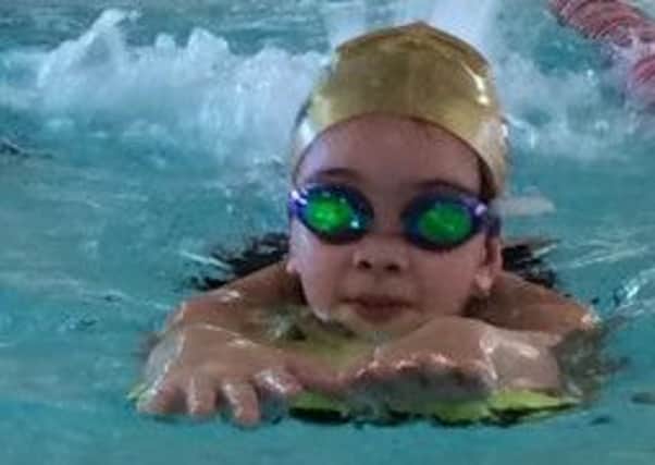 One of the young Bognor swimmers who helped the Channel attempt