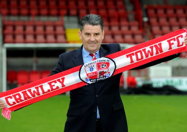 John Gregory is appointed as the new Crawley Town Manager (Pic by Jon Rigby) ENGSUS00120130312121902