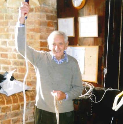 Bell-ringer Jim Lilley visited his namesake town, Lilley, in Hertfordshire