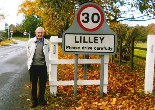 Bell-ringer Jim Lilley visited his namesake town, Lilley, in Hertfordshire
