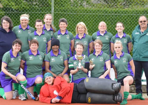 The Bognor ladies' team who won the county case last season