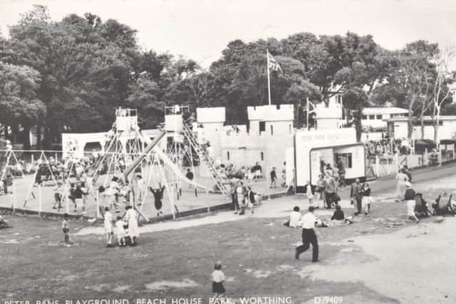 Peters Pans Playground from the south-west (Shoesmith & Etheridge, c. 1955)