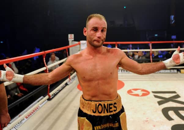 Ben Jones can not believe he was not declared the winner at the Glow Arena in Bluewater, a thought shared by many others who watched the fight
 (Pic by Jon Rigby) SUS-140911-172544002
