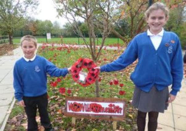 Remembrance at Castlewood Primary in Southwater