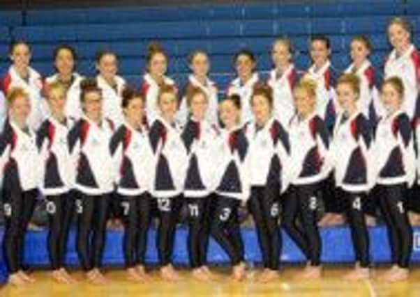 Some of the GB TeamGym line-up