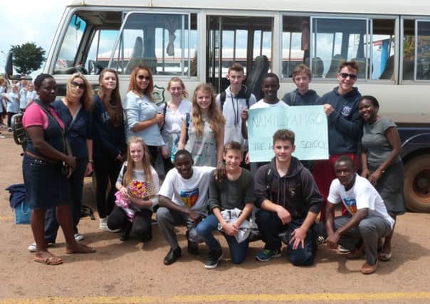 Pupils from the Weald in Uganda