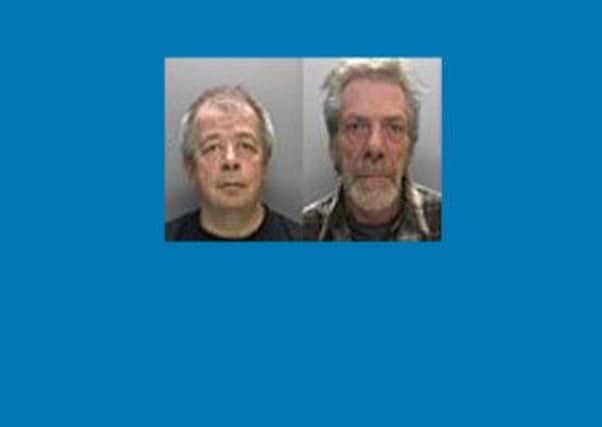 Karl Cruise and Bruce Killick. Photo supplied by Sussex Police.
