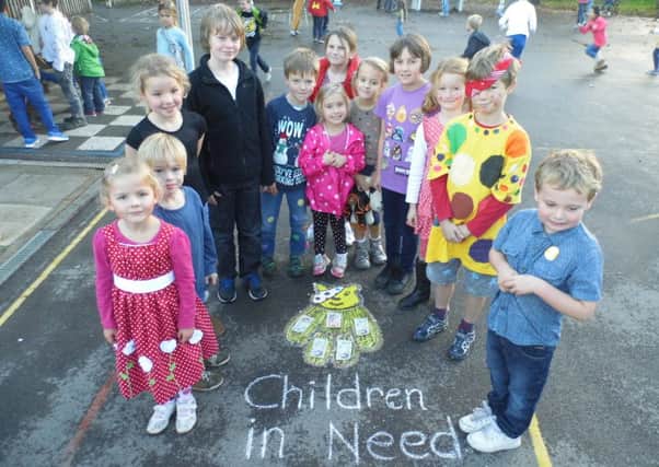 Children in Need day at william Penn School in Coolham.