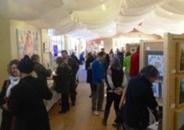 Last year's Artists and Makers in St Mary's Hall, Shoreham
