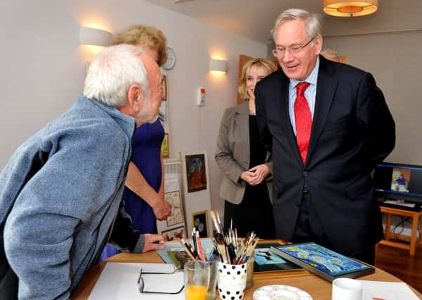 Duke of Gloucester visits St Peter and St James Hospice and opens the Beacon View Wellbeing Centre. Pic Steve Robards SUS-141119-143905001
