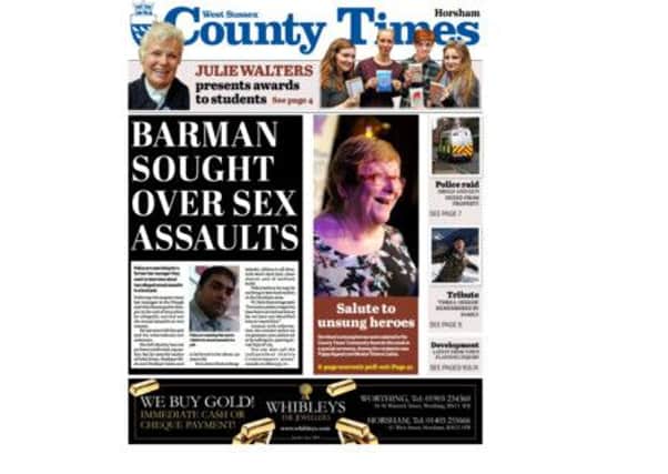 County Times front page November 20.
