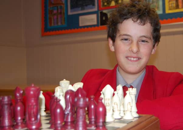 Dominic Miller is in the national junior chess squad