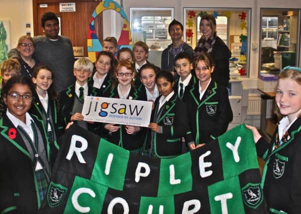 Pupils and teachers from Ripley Court School and Jigsaw CABASAE School SUS-141124-171824001