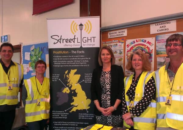 Horsham Churches Together exhibition of partner charities. The team from Streetlight, which helps girls and women out of prostitution SUS-140716-171508001
