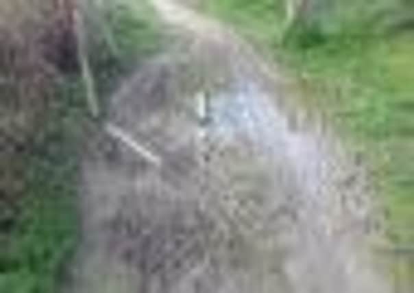 Poorly maintained cycle paths can become impassable SUS-140412-083715001