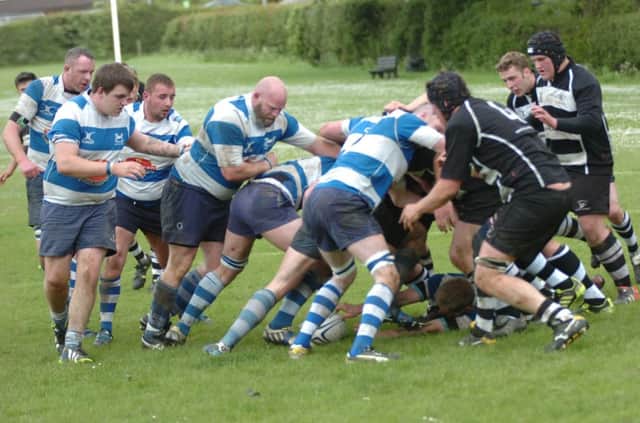 Action from the last meeting between Hastings & Bexhill and Pulborough in the 2013/14 Sussex Shield final at Heathfield & Waldron RFC