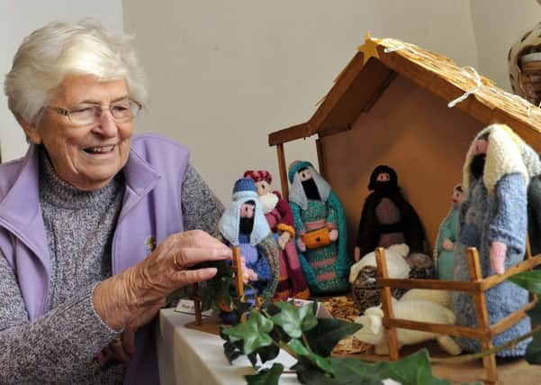 L48525H14

Chirstmas Crib Exhibition at St Catherines Church Hall Littlehampton on Saturday. Eileen Kates SUS-141130-112745001