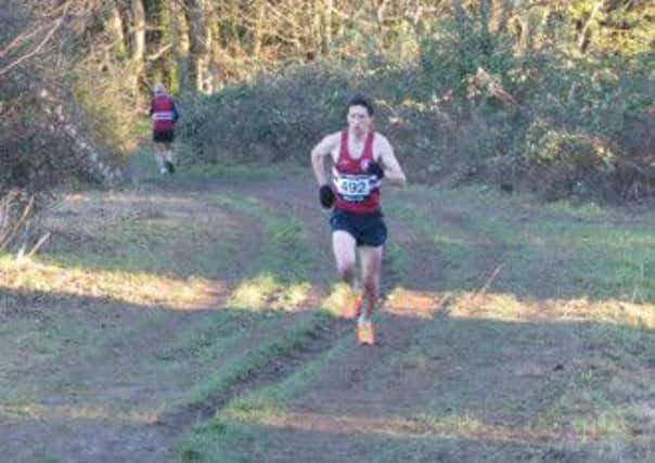 Chris Smith on his way to victory at Lancing